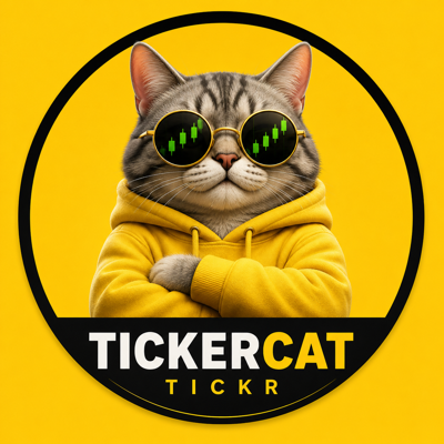 TickerCat logo